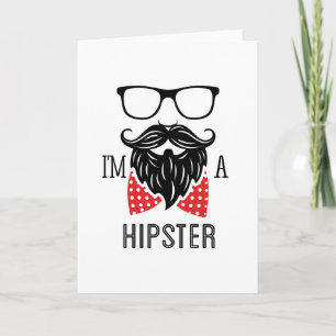 Ik ben een Hipster Kaart