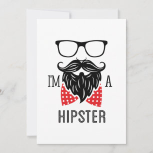 Ik ben een Hipster Kaart