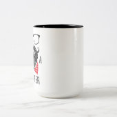 Ik ben een Hipster Tweekleurige Koffiemok (Center)
