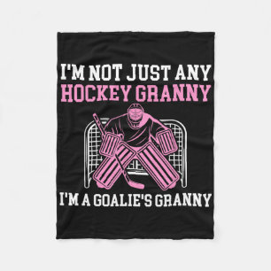 Ik ben een Hockey Goalie Oma van een Hockey Keeper Fleece Deken