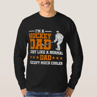 Ik ben een Hockey papa Funny Fathers Day T-shirt