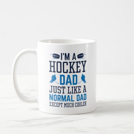 Ik ben een Hockey papa Koffiemok (Links)