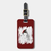 Ik ben een Hockey Player Bagagelabel (Voorkant verticaal)