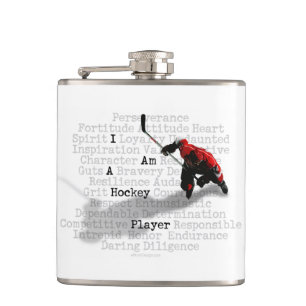 Ik ben een Hockey Player Heupfles