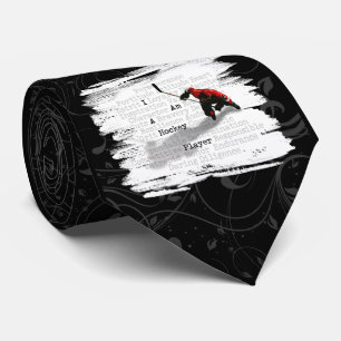 Ik ben een Hockey Player stropdas