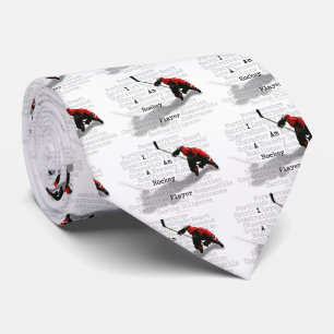 Ik ben een Hockey Player Stropdas