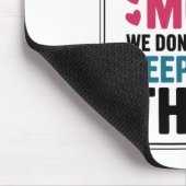 Ik ben een hockeymoeder we doen dat keep calm ding muismat (Hoek)