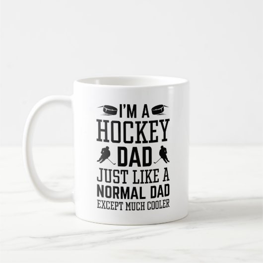Ik Ben Een Hockeyvader Koffiemok (Links)