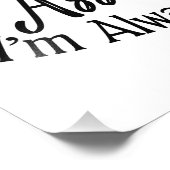 Ik ben een Hoesje manager om tijd te besparen, lat Foto Afdruk (Hoek)