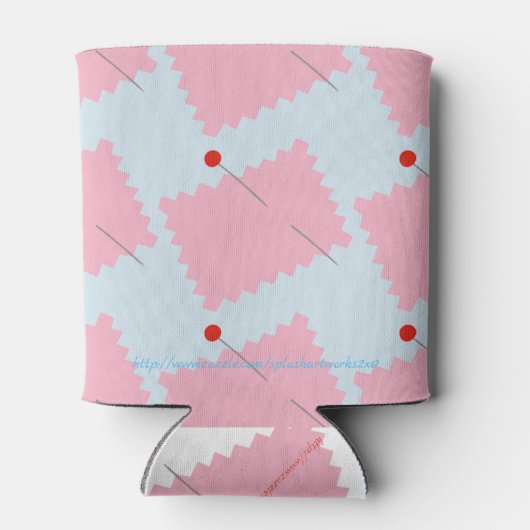 "Ik ben een Hoesje uit de mand" Blikjeskoeler (Achterkant)