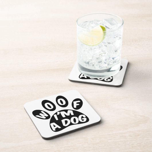 Ik ben een hond bier onderzetter (Rechterzijde)