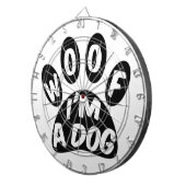 Ik ben een hond dartbord (Voorkant Rechts)