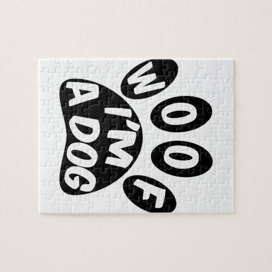 Ik ben een hond legpuzzel (Horizontaal)