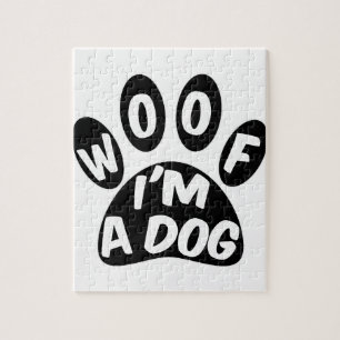 Ik ben een hond legpuzzel
