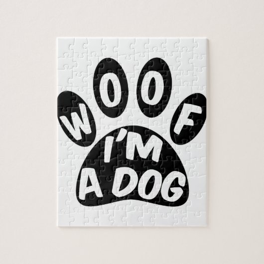 Ik ben een hond legpuzzel (Verticaal)