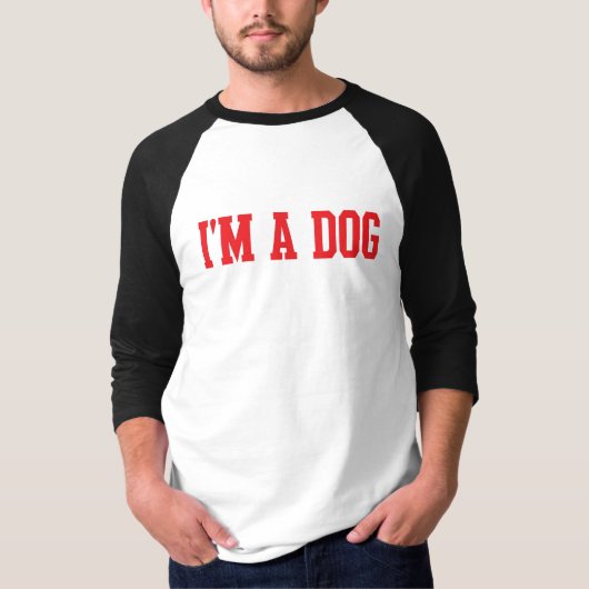 Ik ben een hond t-shirt (Voorkant)
