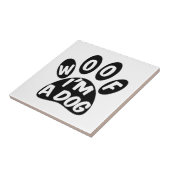 Ik ben een hond tegeltje (Zijkant)