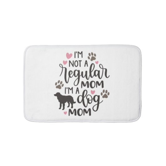 Ik ben een hondenmoeder badmat (Voorkant)