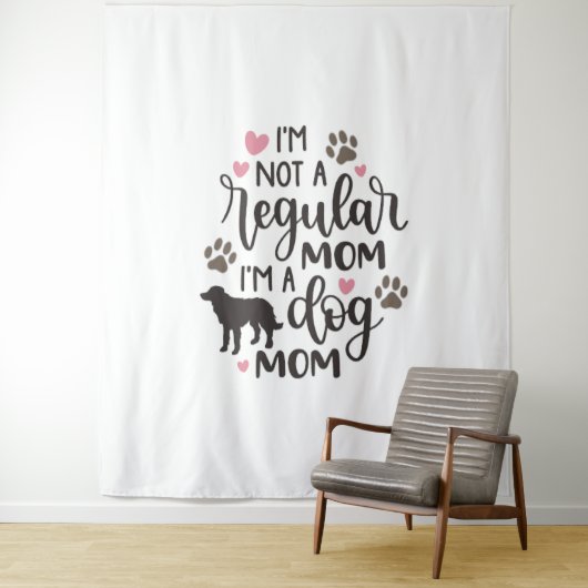Ik ben een hondenmoeder wandkleed (In situ)