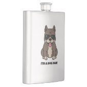 Ik ben een hondenvader - perfect voor Vaderdag Flacon (Rechts)