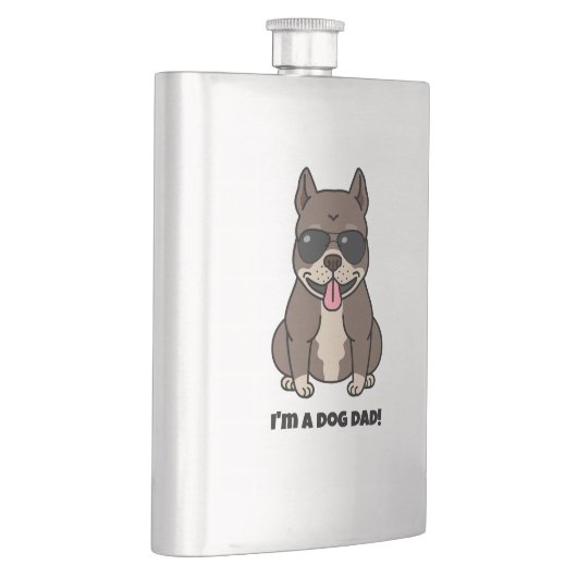 Ik ben een hondenvader - perfect voor Vaderdag Flacon (Rechts)