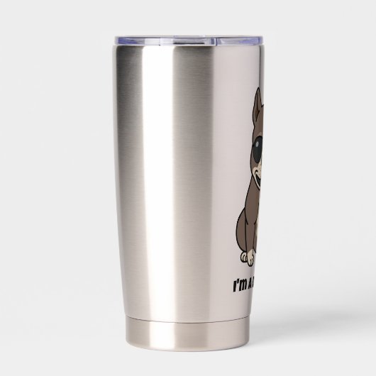 Ik ben een hondenvader - perfect voor Vaderdag Geïsoleerde Drinkbeker (Voorkant)