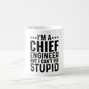 Ik ben een hoofdingenieur, maar ik kan niets stoms koffiemok