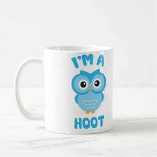 Ik ben een Hoot (Cute Owl Pun) Koffiemok