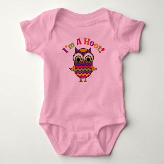 Ik ben een Hoot Owl Romper (Voorkant)