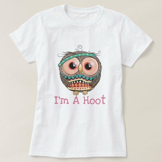 Ik ben een Hoot T-shirt (Design voorkant)