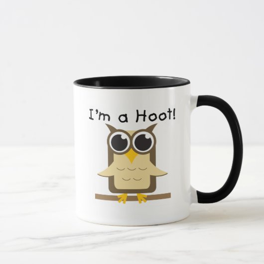 Ik ben een Hoot T-shirts en geschenken Mok (Rechts)