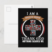 Ik ben een hospiceverpleegkundige, goddank dat nie briefkaart (Voorkant / Achterkant)