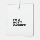 IK BEN EEN HOST/KASHIER KERAMISCH ORNAMENT (Links)