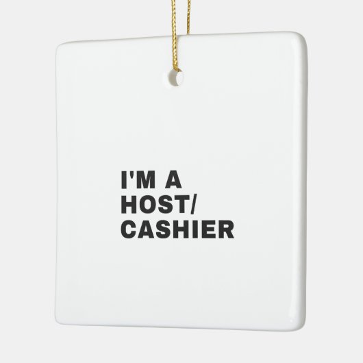 IK BEN EEN HOST/KASHIER KERAMISCH ORNAMENT (Links)