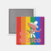 Ik ben een hot-like Mexico T-shirt Magneet (Voorkant / Achterkant)
