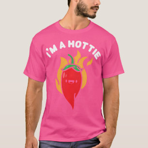 Ik ben een Hottie Funny Red Pepper Schattige Spicy T-shirt