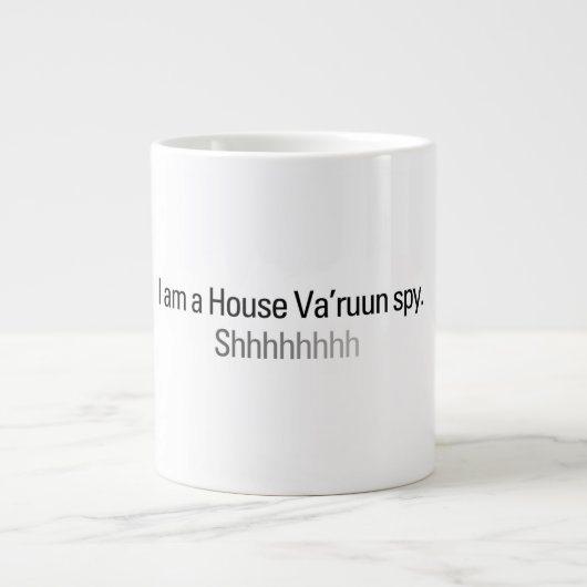 Ik ben een House Va'ruun Spy mok (Voorkant)