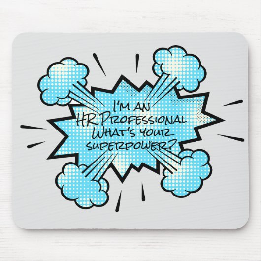Ik ben een HR Professional Wat is je Superpower? Muismat (Voorkant)