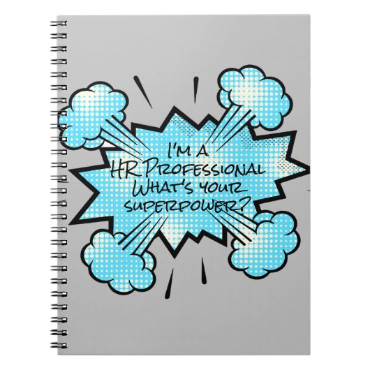 Ik ben een HR Professional Wat is je Superpower? Notitieboek (Voorkant)