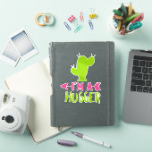 Ik ben een Hugger, Cactus, Cacti, Succulent, Plant Sticker (iPad Cover)