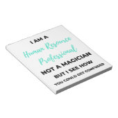 Ik ben een human resource professional en geen goo notitieblok (Schuin)