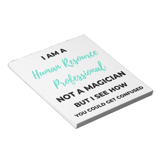 Ik ben een human resource professional en geen goo notitieblok (Schuin)
