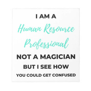 Ik ben een human resource professional en geen goo notitieblok