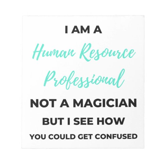 Ik ben een human resource professional en geen goo notitieblok (Voorkant)