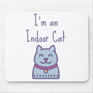 Ik ben een Humor Cat Cat Lover. Muismat