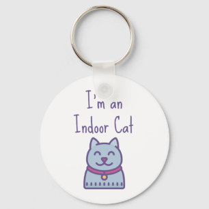 Ik ben een Humor Cat Cat Lover. Sleutelhanger