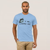 Ik ben een Husky Guy Dog T-shirt (Voorkant volledig)