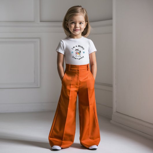 Ik ben een Husky, jouw regels zijn niet van toepas Kinder Shirts