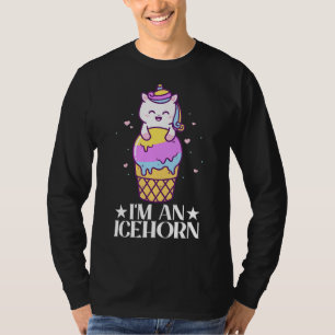 Ik ben een Icehorn Ice Cream Unicorn Popsicle Moch T-shirt