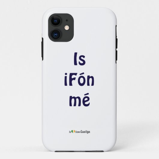 Ik ben een Iers iPhone Gaeilge Mobile Hoesje (Achterkant)